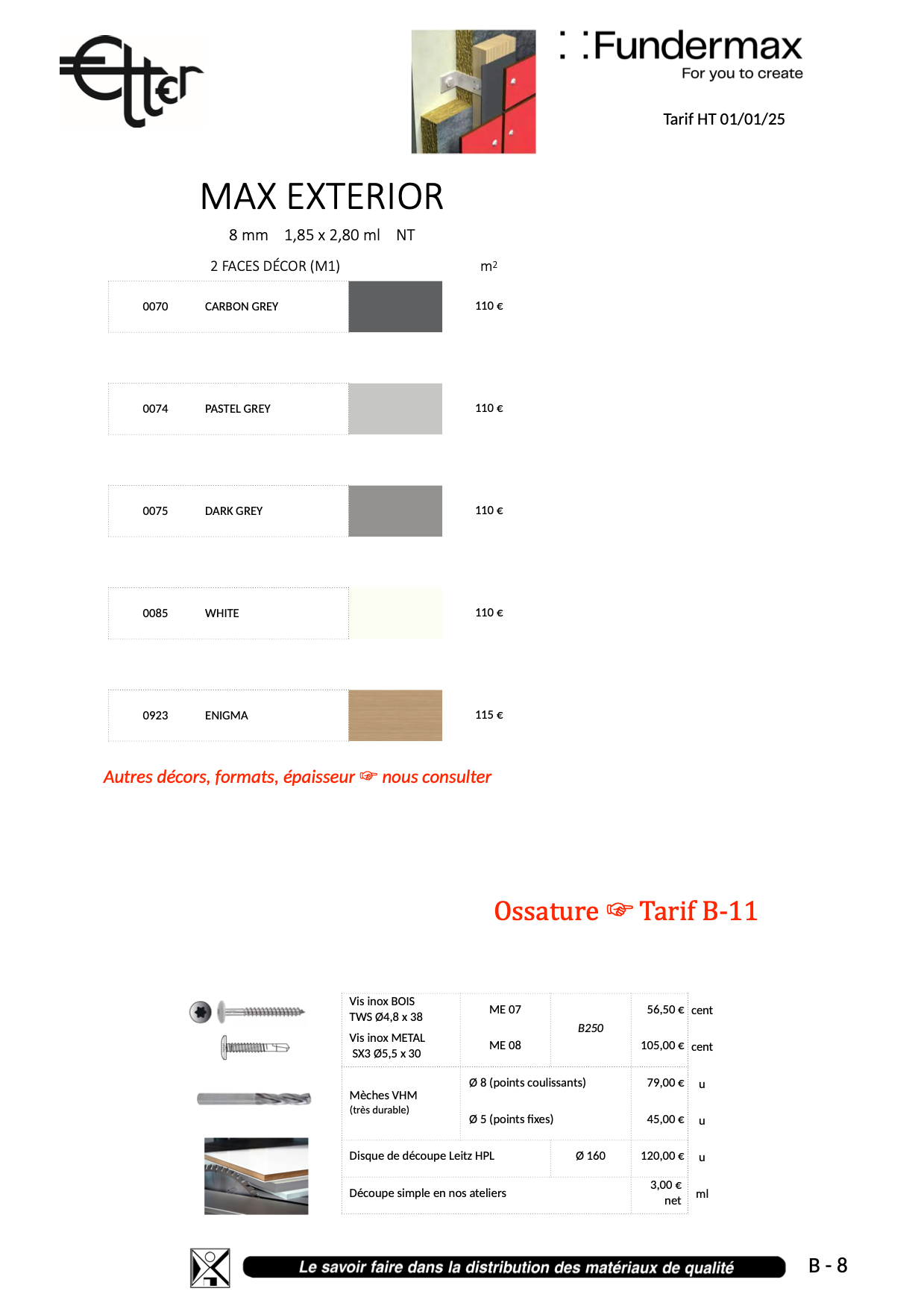 B08 - FUNDERMAX