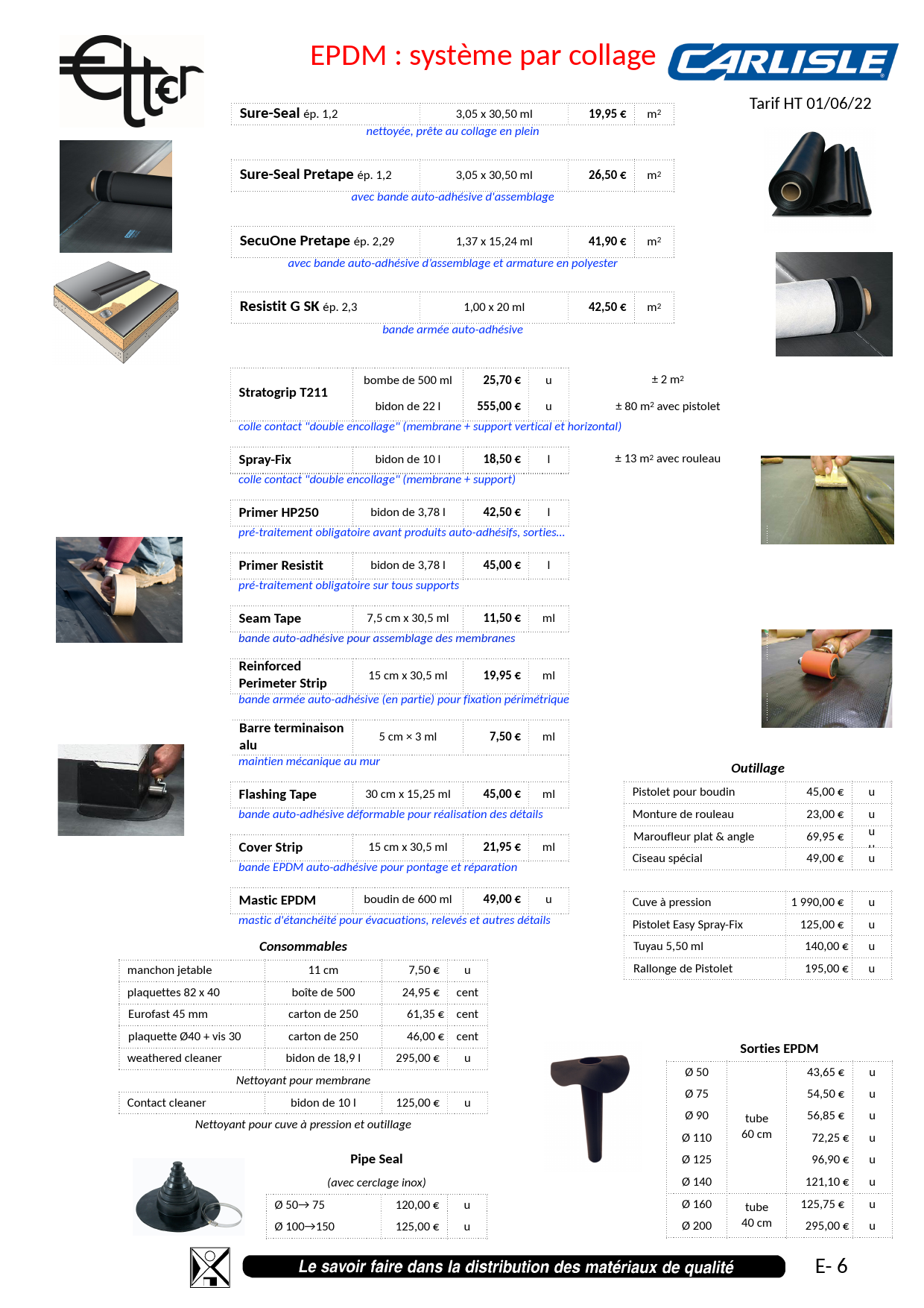E6 - EPDM PAR COLLAGE CARLISLE