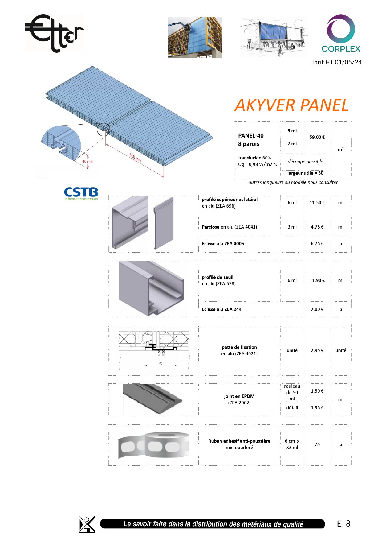 E8 - AKYVER PANEL
