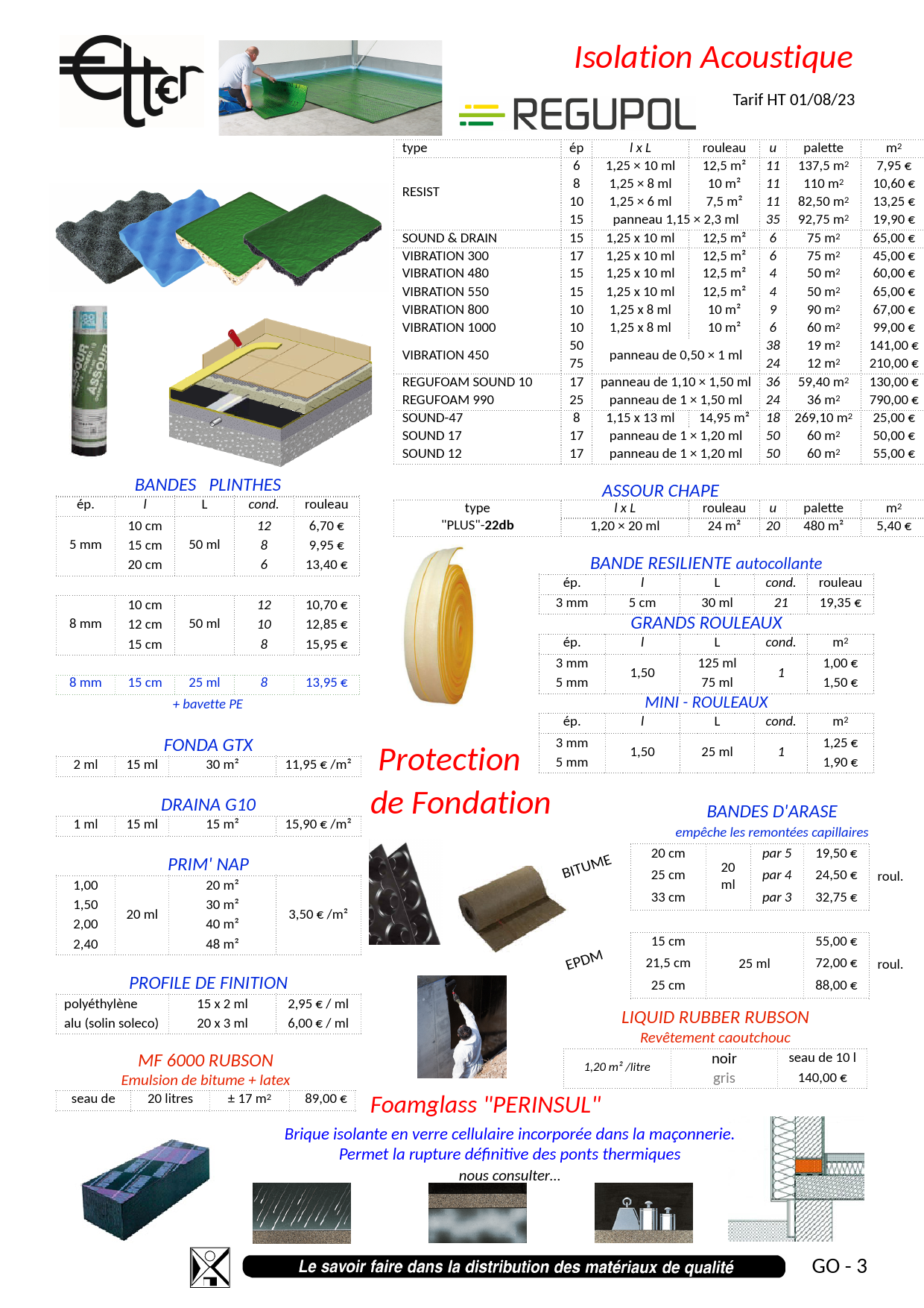 G3 - ISOLATION ACOUSTIQUE