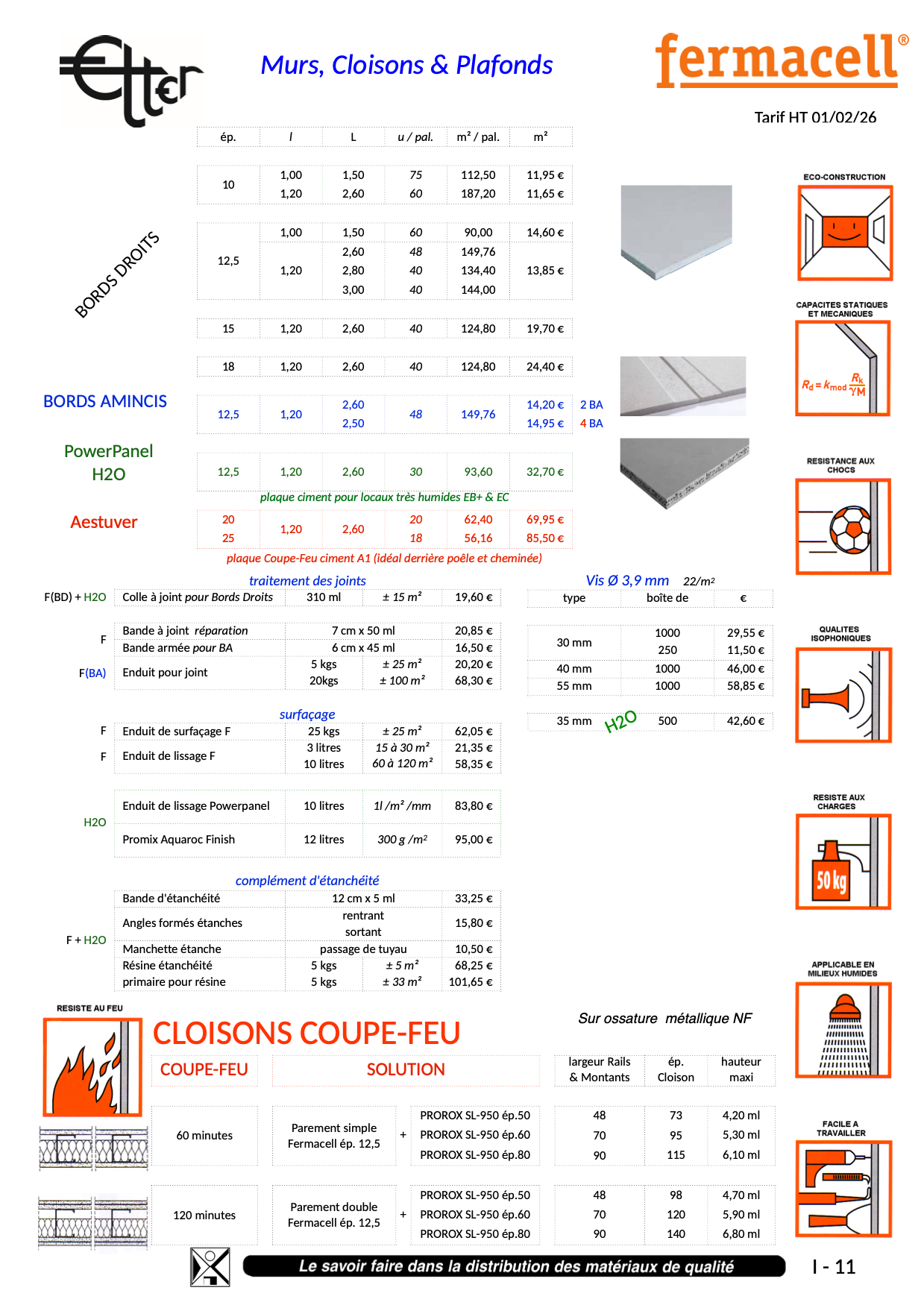 I11 - FERMACEL MUR & PLAFOND